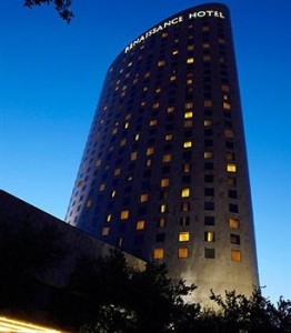 The Renaissance Hotel at dusk