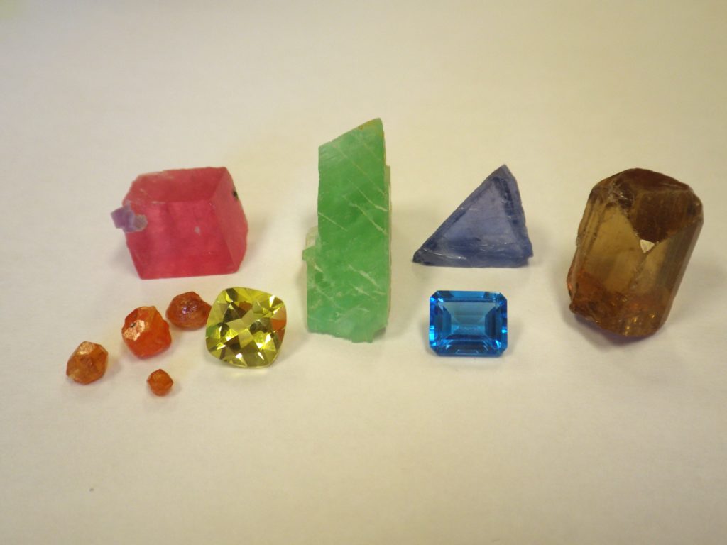 Color in minerals - a rainbow of color